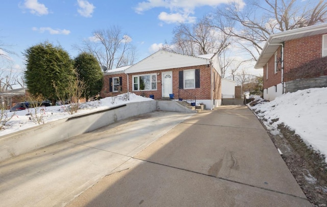 view of front of home