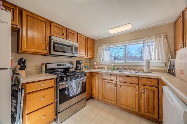 kitchen featuring sink and stainless steel appliances