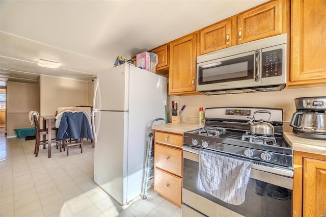 kitchen with stainless steel appliances