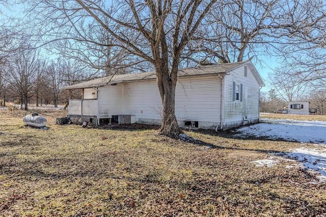 view of side of property