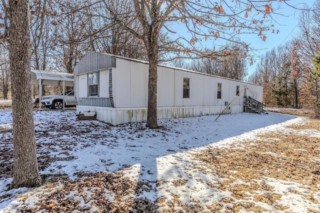 view of front of home