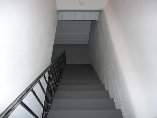 view of stairs