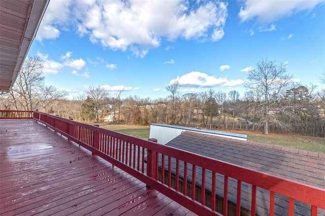 view of deck