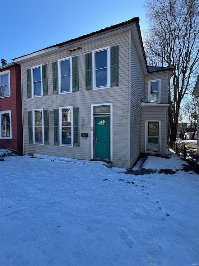 view of front of home