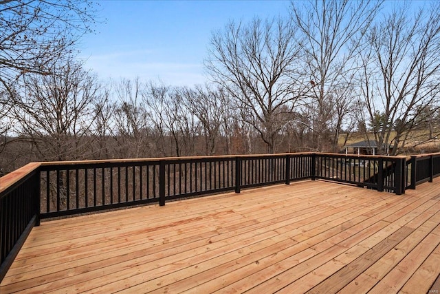 view of deck