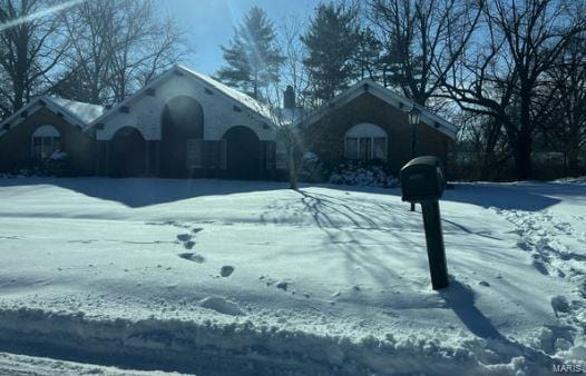 view of front of home