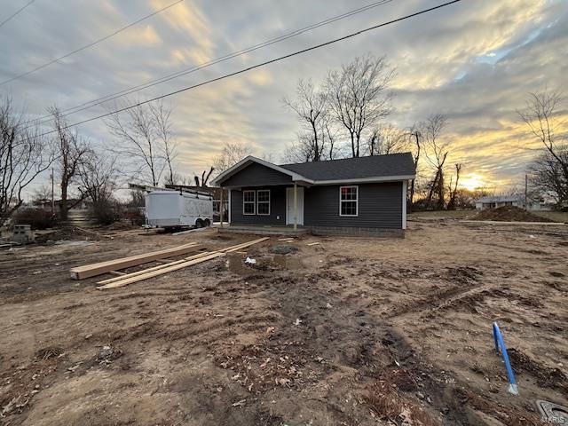 view of front of property