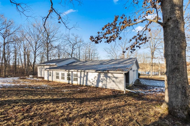 view of side of property