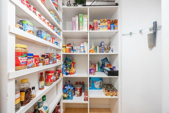 view of pantry