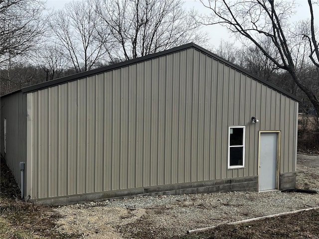 view of outbuilding