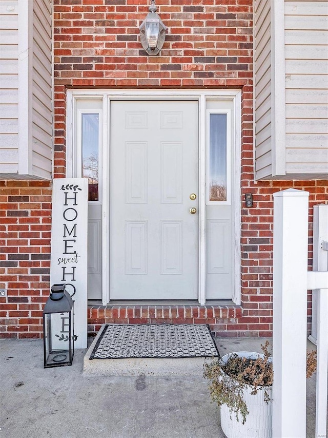 view of entrance to property