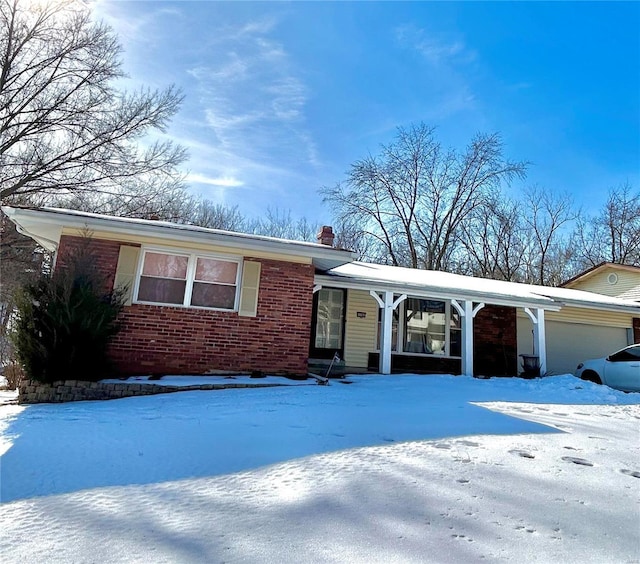 view of ranch-style home