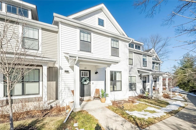 view of townhome / multi-family property