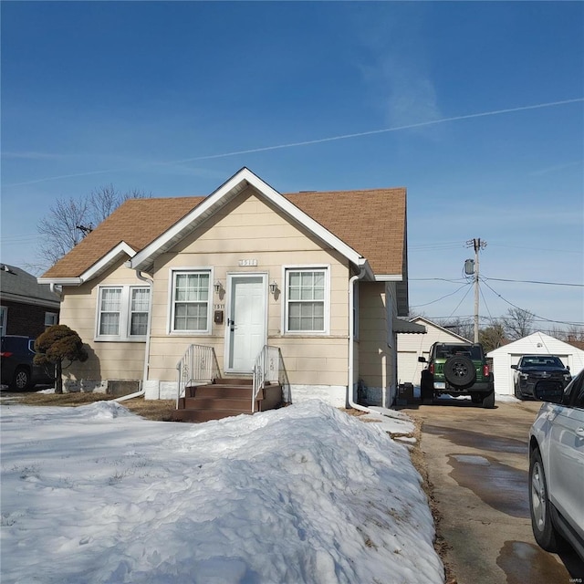 view of bungalow-style house