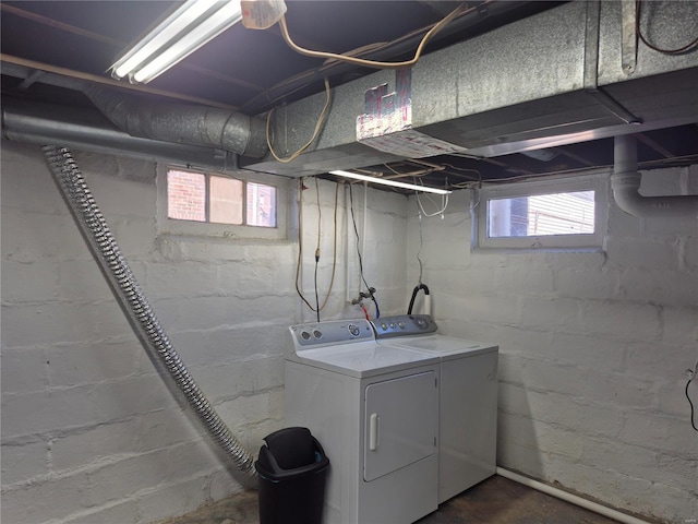 laundry room featuring laundry area and washer and dryer