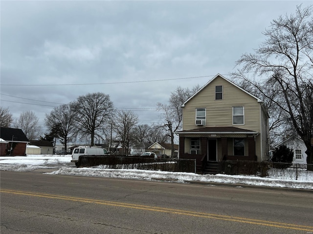 view of front of house with a porch