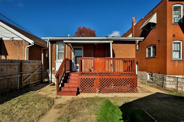 view of rear view of house