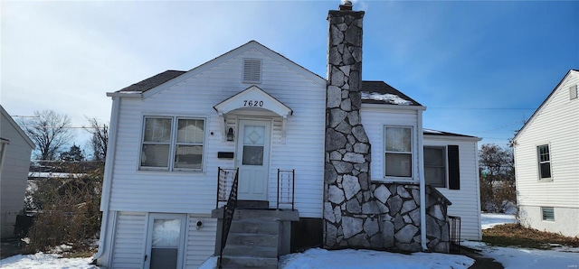 view of front of home