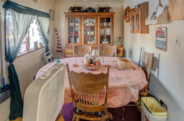 view of dining room