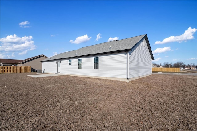 rear view of house featuring a patio