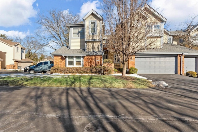 front facade featuring a garage