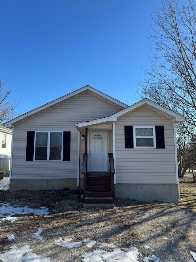 view of manufactured / mobile home