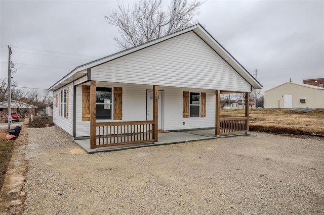 bungalow-style house with a porch