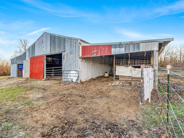 view of outbuilding