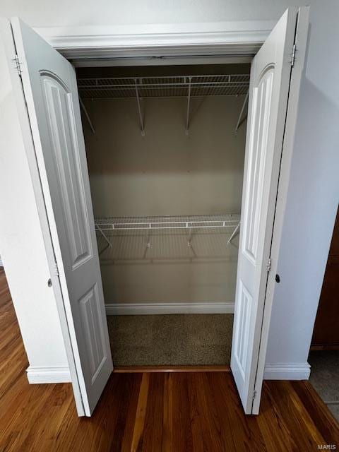 view of closet