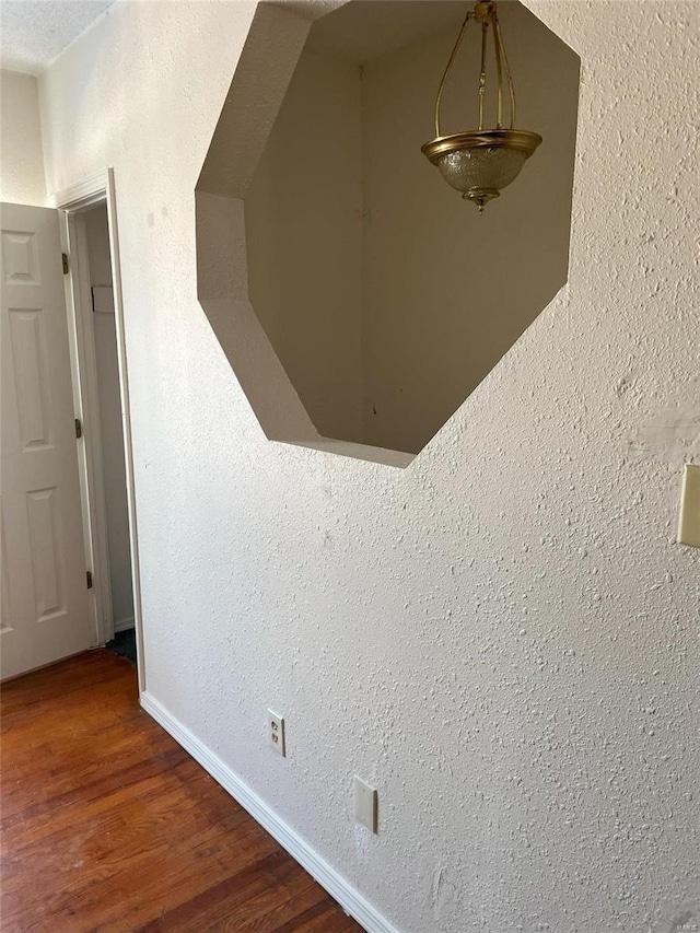 interior details with wood-type flooring