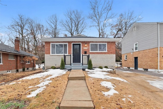 view of front of home