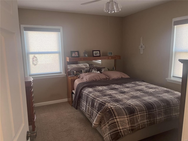 bedroom featuring carpet floors