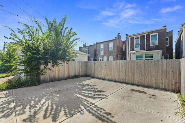 view of patio / terrace with fence