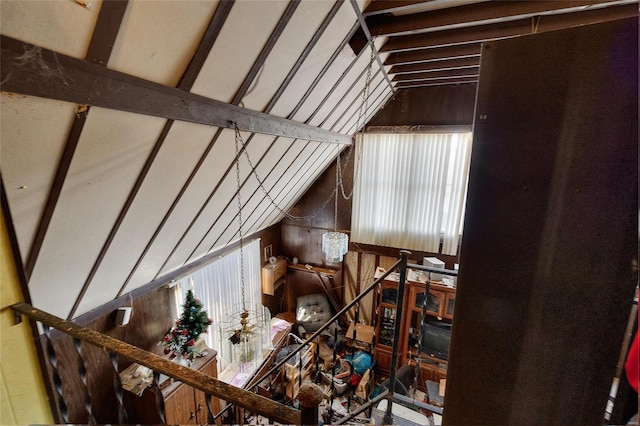 attic with plenty of natural light