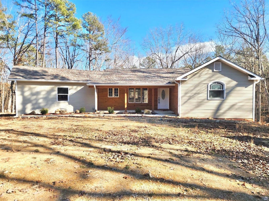 view of ranch-style home