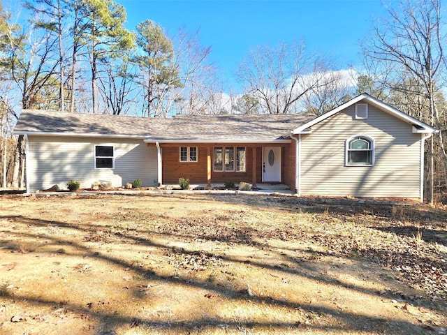 view of ranch-style home