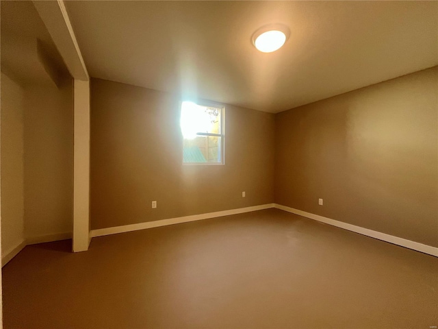 view of empty room