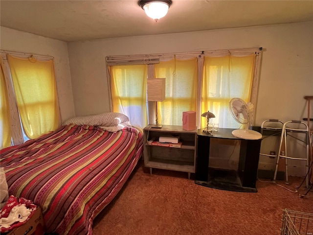 bedroom featuring carpet flooring