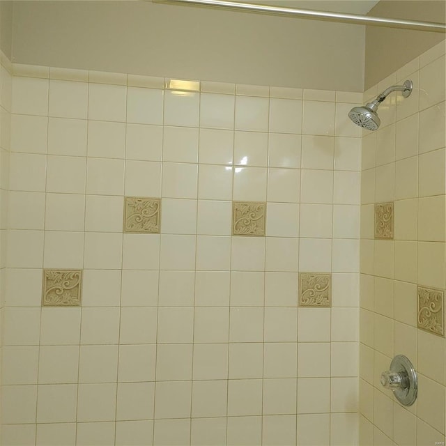 details with tiled shower