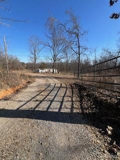 view of road