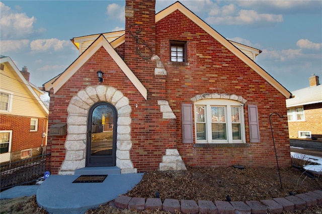 view of front of property