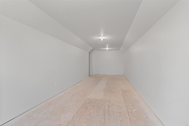 bonus room with lofted ceiling