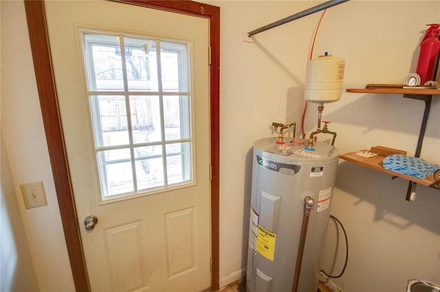 utilities featuring water heater