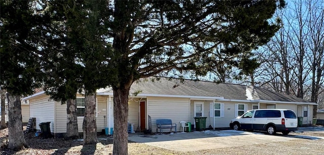 view of ranch-style house