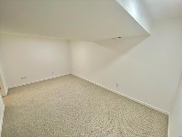 bonus room featuring carpet floors