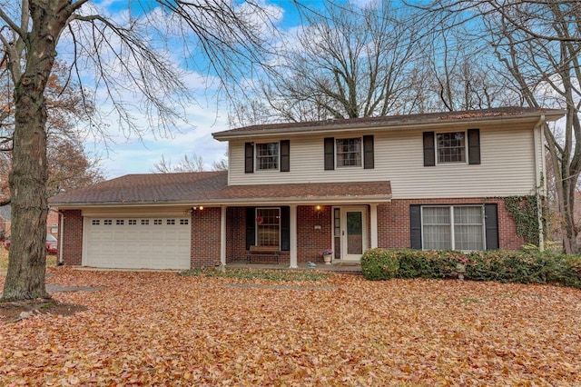 front facade featuring a garage