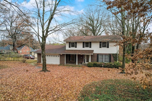 front of property featuring a garage