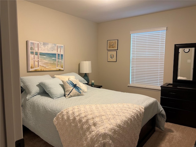 bedroom featuring carpet flooring