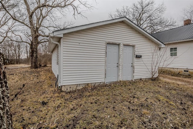 view of outbuilding