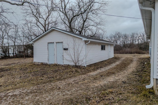 view of outbuilding